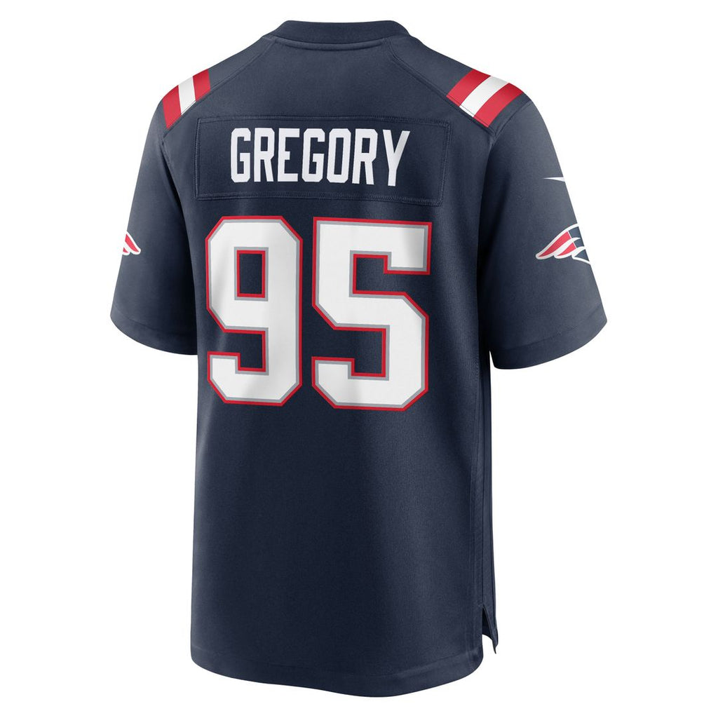 New England Patriots Eric Gregory Nike Navy Team Game Jersey product image 5, provided for visual reference and product