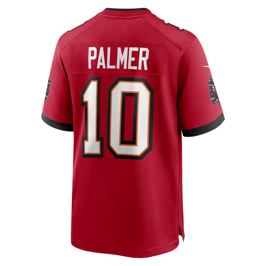 Tampa Bay Buccaneers Trey Palmer Nike Red Game Jersey product image 3, provided for visual reference and product detail