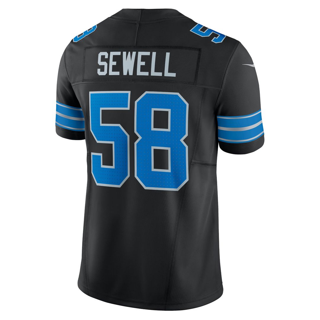 Detroit Lions Penei Sewell Nike Blue Vapor F.U.S.E. Alternate Limited Jersey product image 9, provided for visual reference