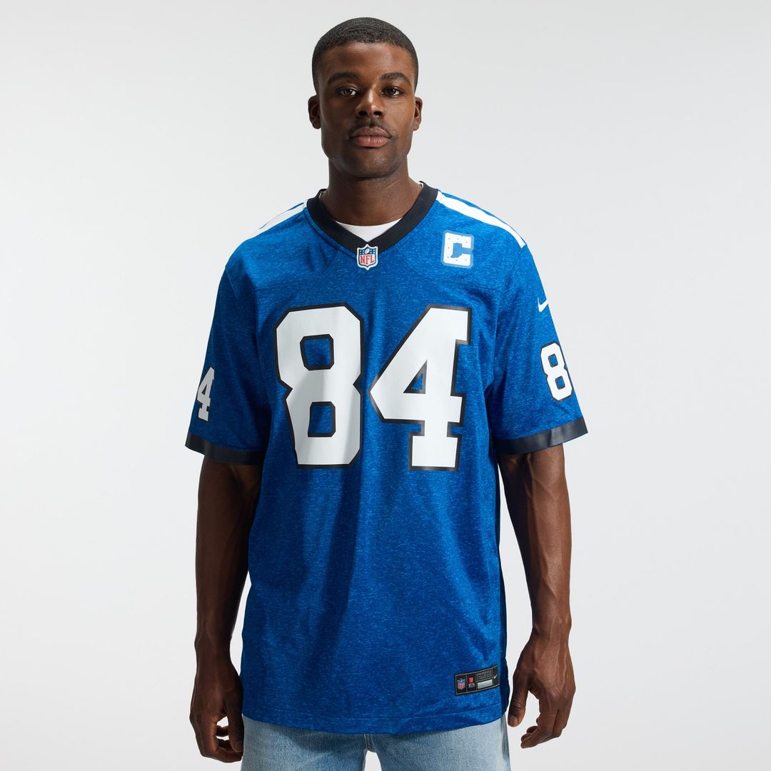 Indianapolis Colts Tyler Warren Nike Heather Royal Alternate 2 Indiana Nights Game Jersey product image 2, provided for