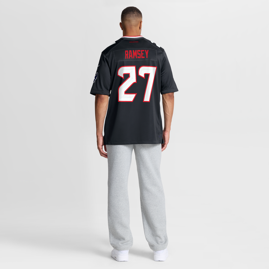 Houston Texans Kamari Ramsey Nike Navy Team Game Jersey product image 3, provided for visual reference and product detail