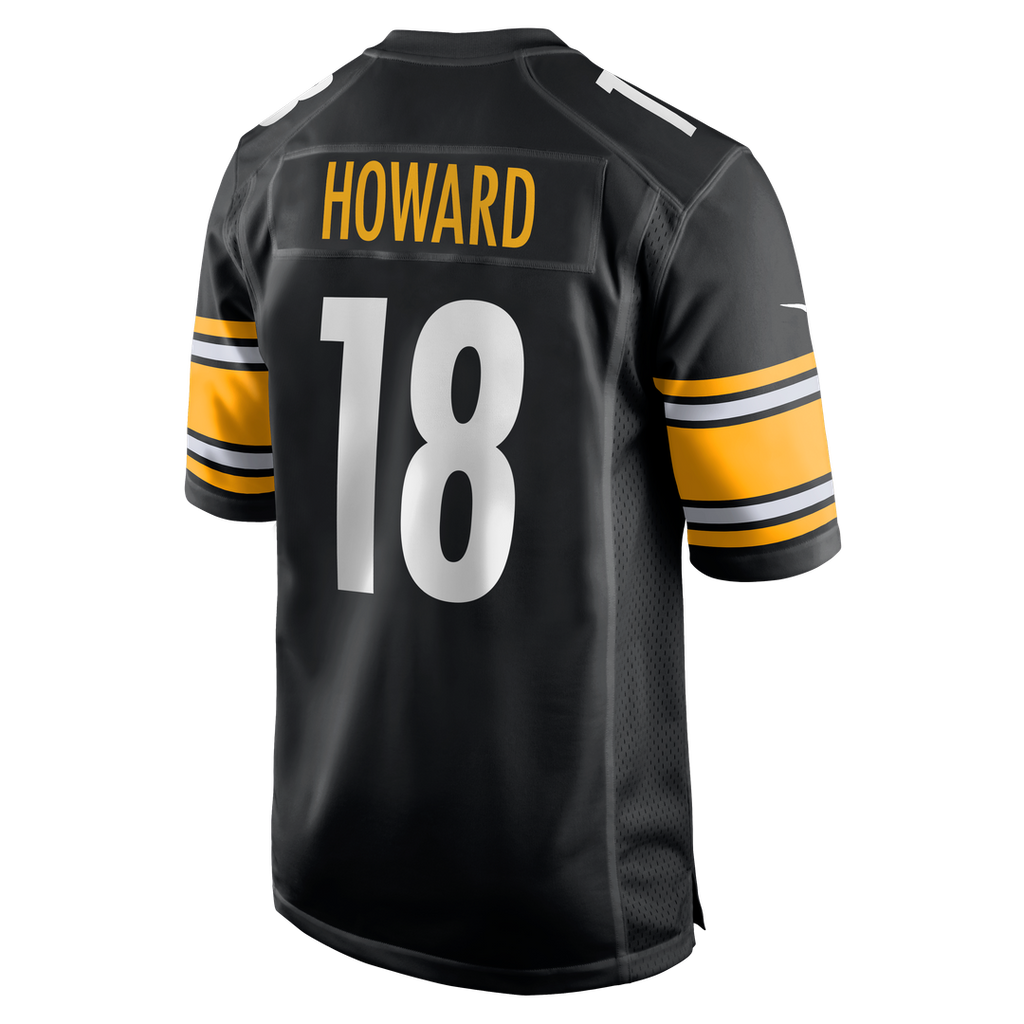 Pittsburgh Steelers Will Howard Nike Black Team Game Jersey product image 3, provided for visual reference and product