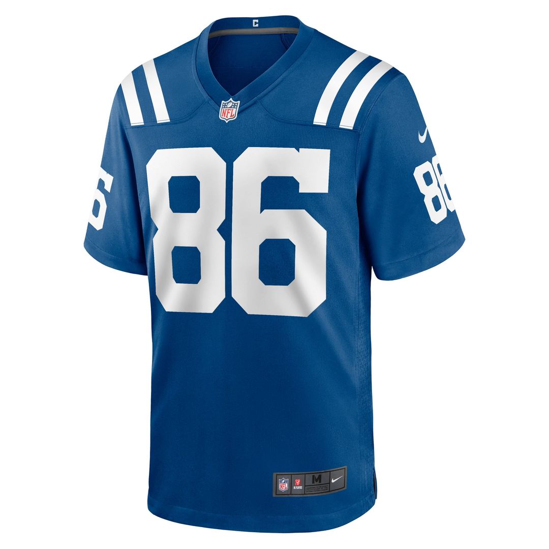 Indianapolis Colts Will Mallory Nike Royal Team Game Jersey product image 2, provided for visual reference and product