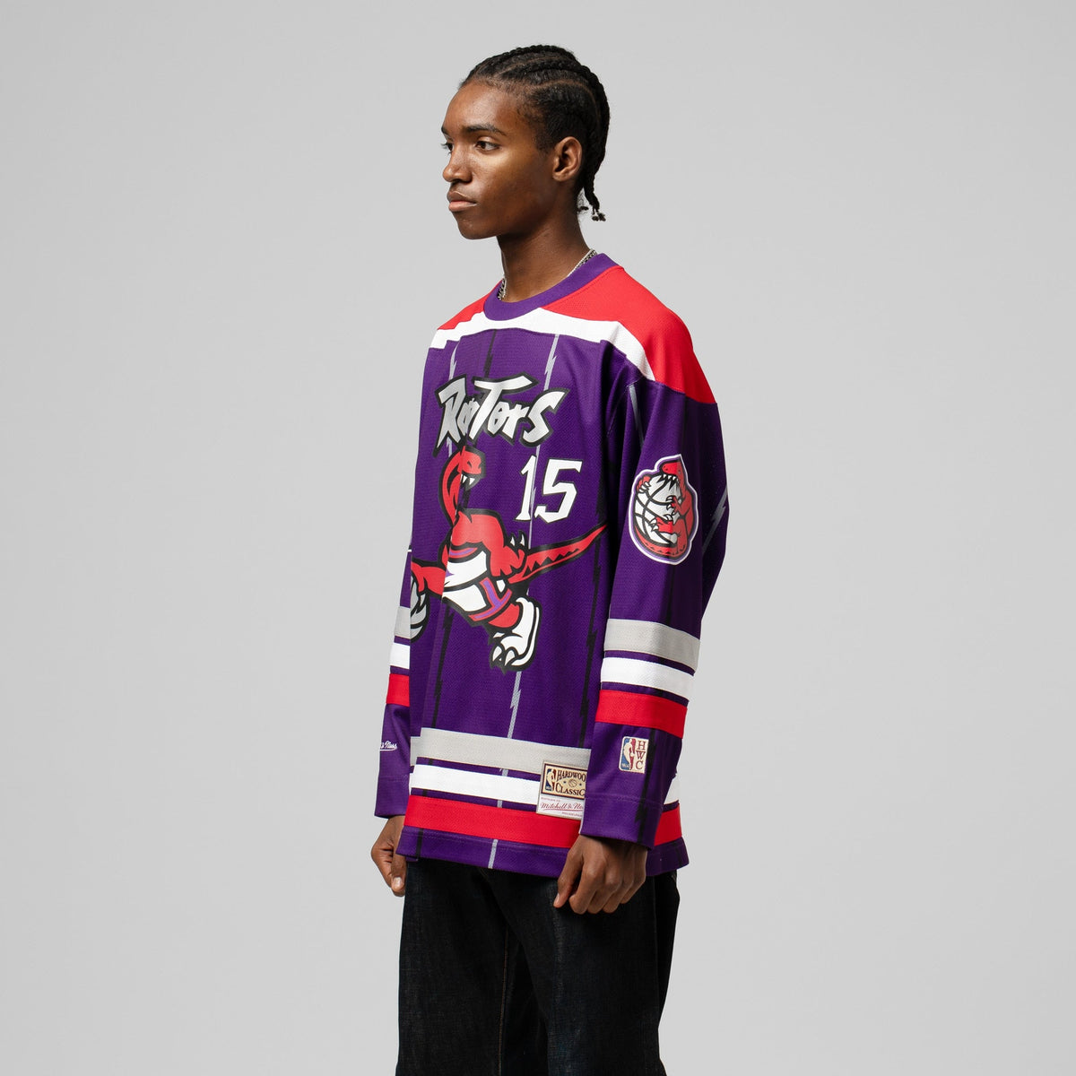Unisex Mitchell & Ness Vince Carter Purple Toronto Raptors product image 2