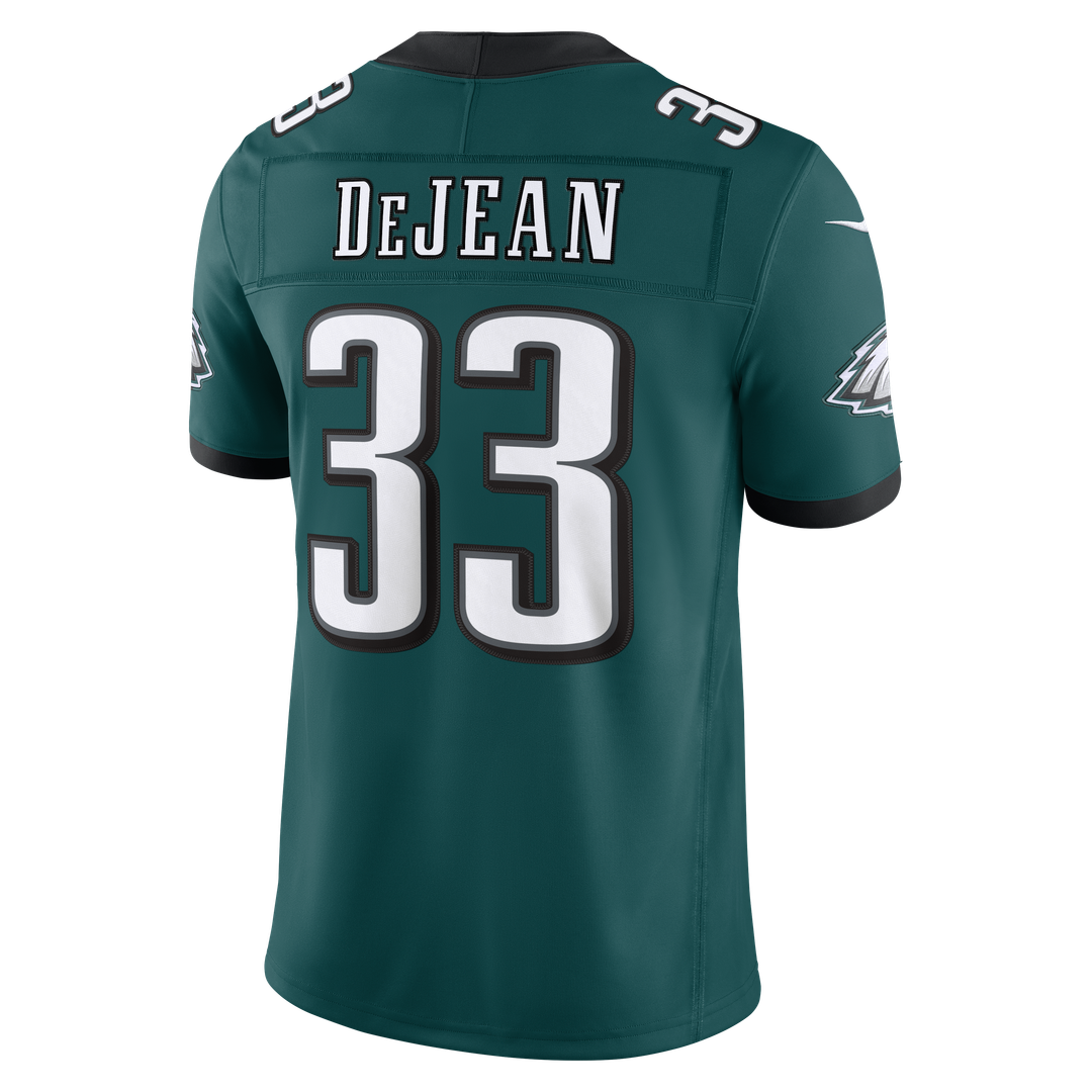 Philadelphia Eagles Cooper DeJean Nike Midnight Green Team Vapor F.U.S.E. Stitched Limited Jersey product image 7, provided