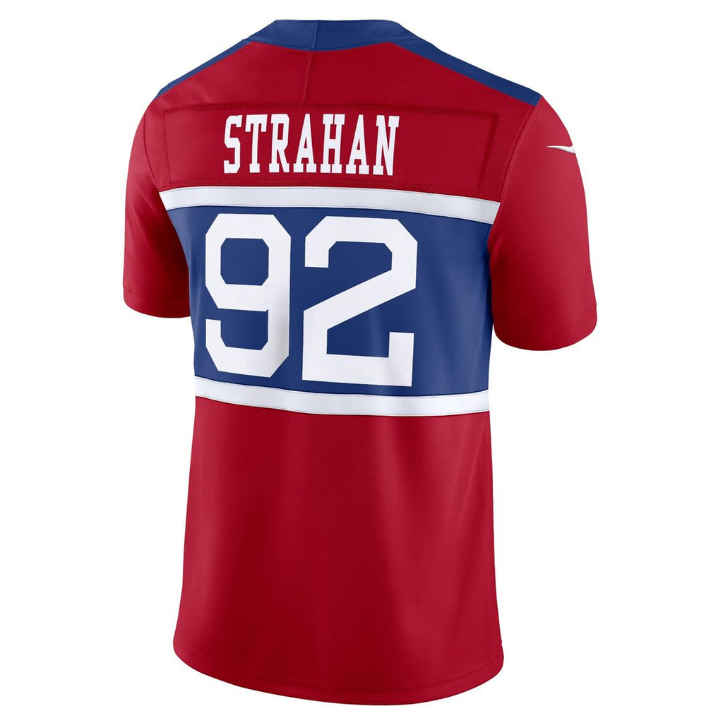 New York Giants Michael Strahan Nike Century Red Alternate Vapor F.U.S.E. Retired Player Limited Jersey product image 3,