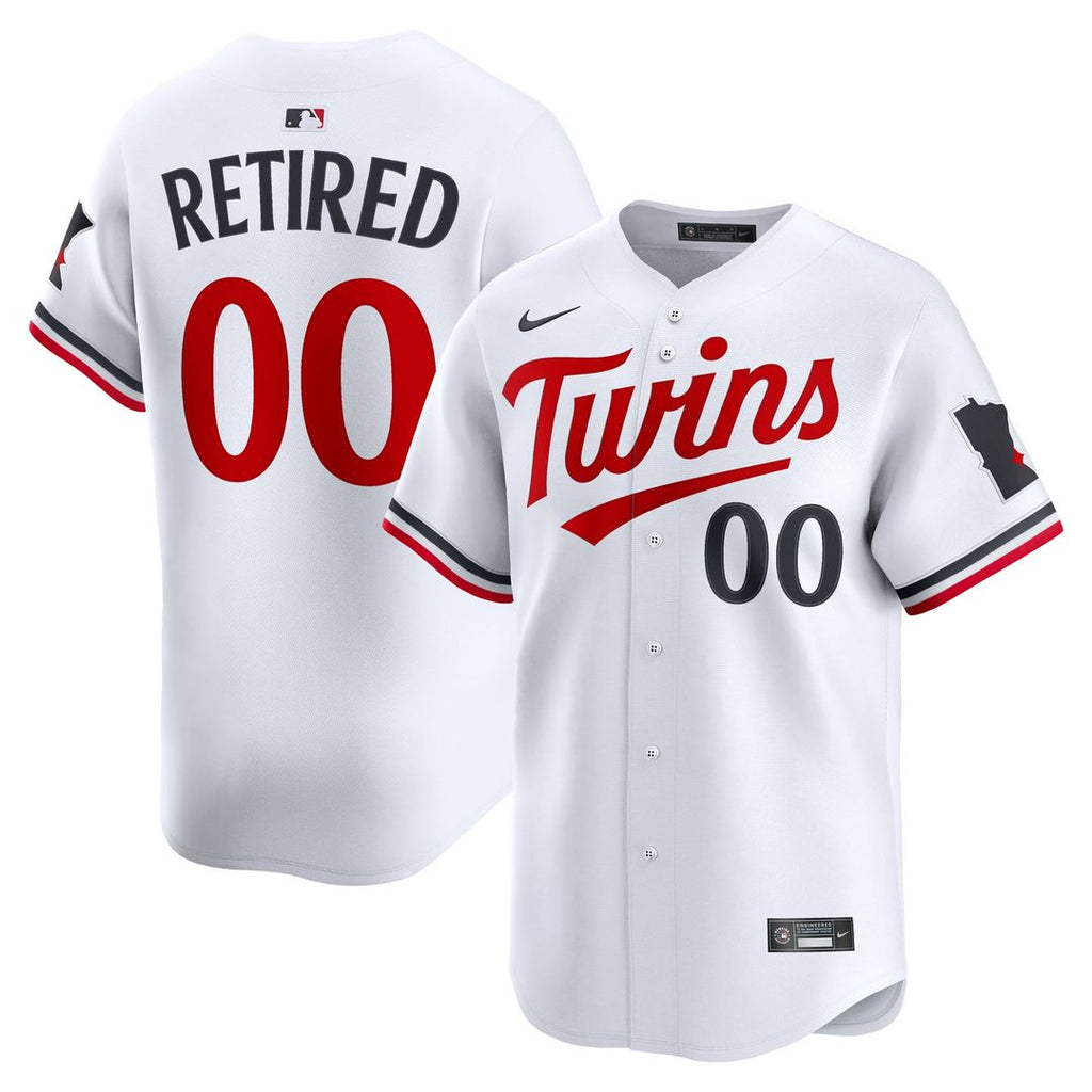 Minnesota Twins Nike White Home Limited Pick-A-Player Retired Roster Jersey product image 1, provided for visual reference