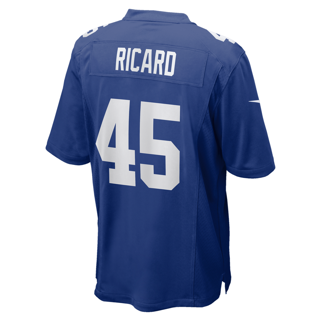 New York Giants Patrick Ricard Nike Royal Team Game Jersey product image 3, provided for visual reference and product detail