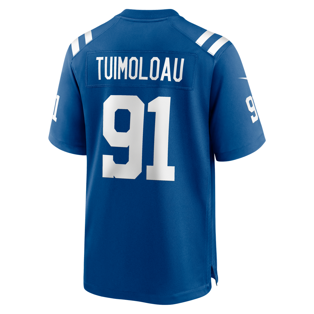 Indianapolis Colts JT Tuimoloau Nike Royal Team Game Jersey product image 3, provided for visual reference and product