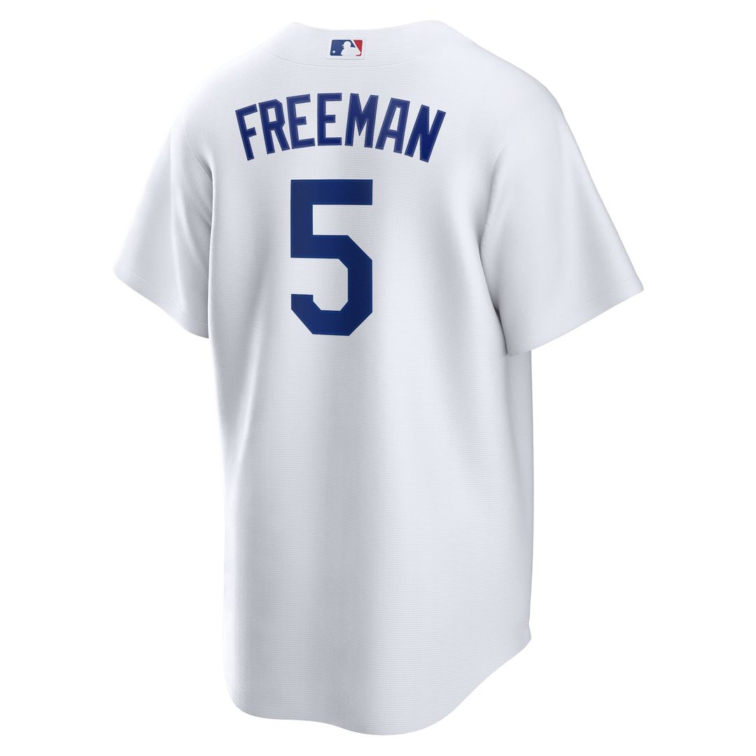 Los Angeles Dodgers Freddie Freeman Nike White Replica Player Jersey product image 3, provided for visual reference and