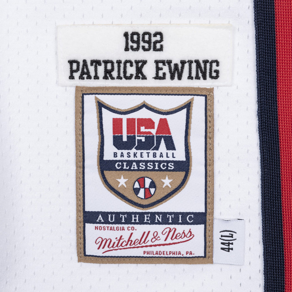 USA Basketball Mitchell & Ness Authentic Jersey Patrick Ewing 1992 product image 4, provided for visual reference and