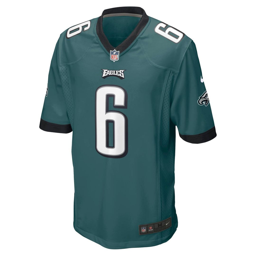 Philadelphia Eagles DeVonta Smith Nike Midnight Green Player Game Jersey product image 2, provided for visual reference and