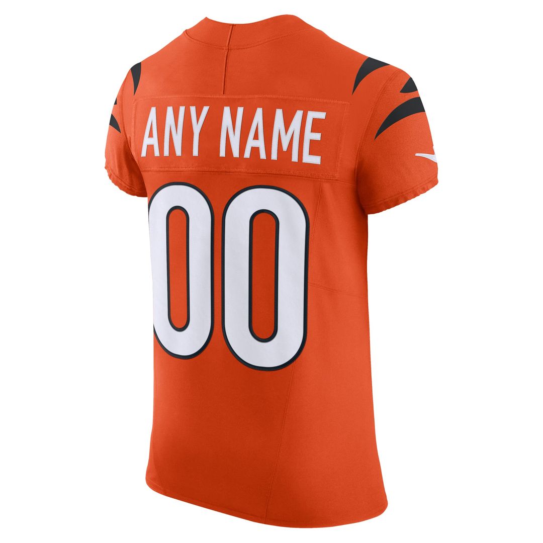 Cincinnati Bengals Nike Black Team Vapor F.U.S.E. Elite Custom Jersey product image 9, provided for visual reference and