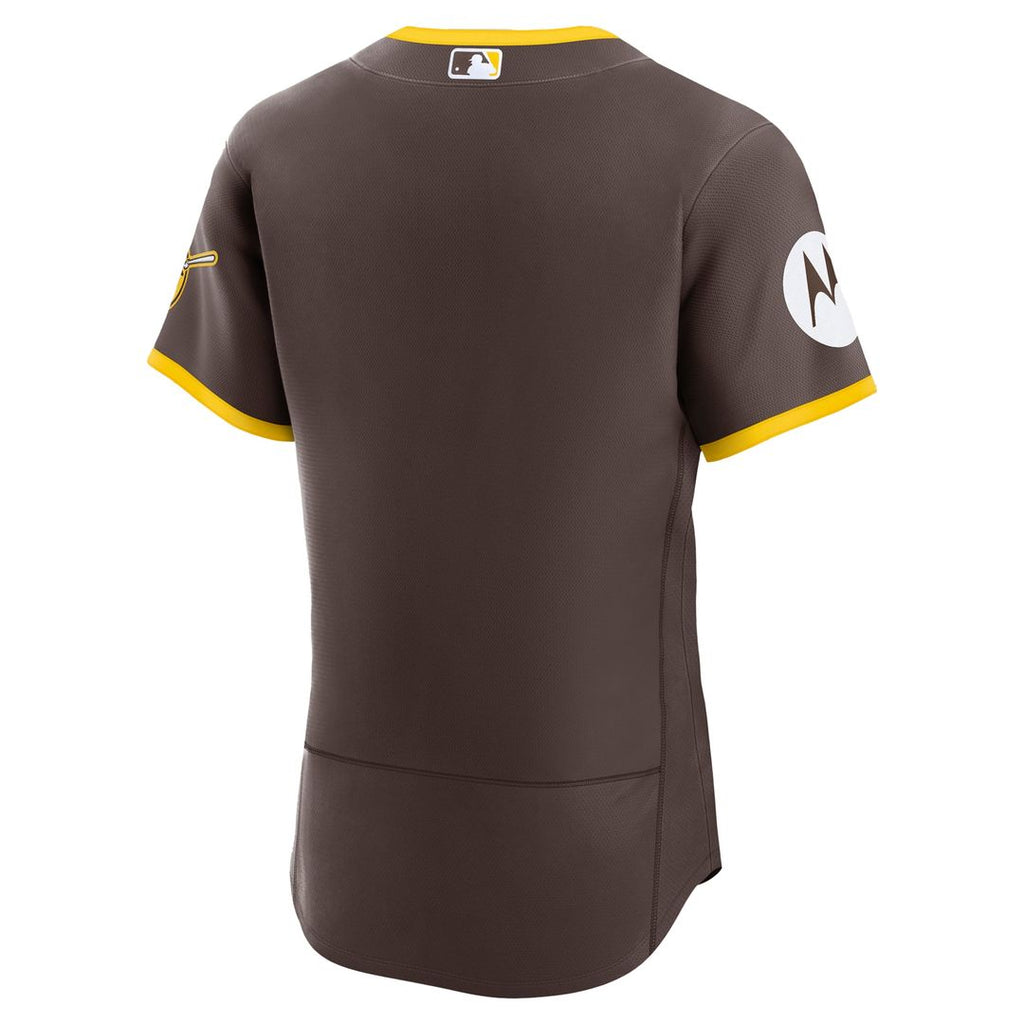 San Diego Padres Nike Brown Road Sponsor Patch Authentic Jersey product image 3, provided for visual reference and product