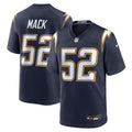 Los Angeles Chargers Khalil Mack Nike Navy Alternate Super Chargers Game Player Jersey product image 1, provided for visual