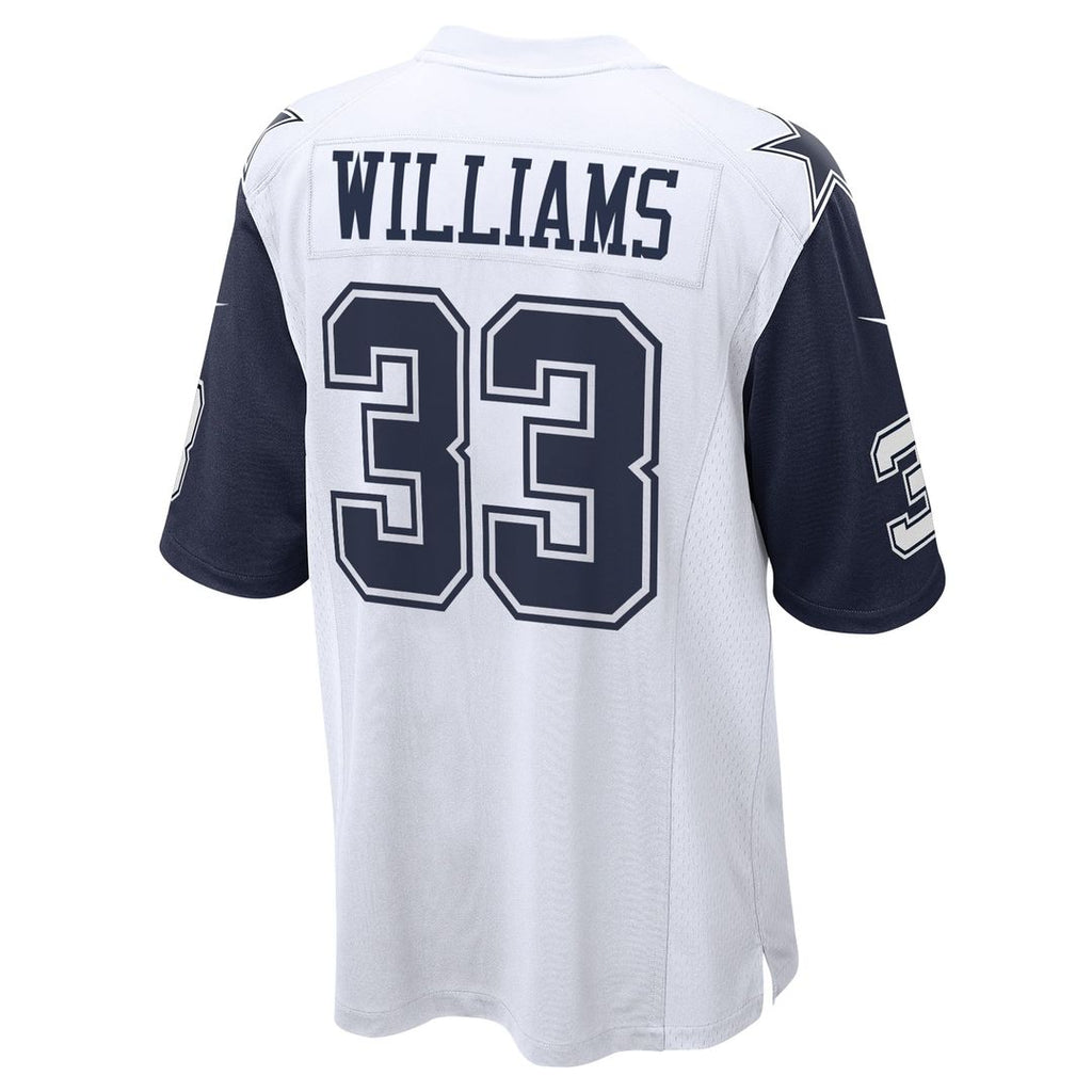 Dallas Cowboys Javonte Williams Nike White Alternate Game Jersey product image 6, provided for visual reference and product
