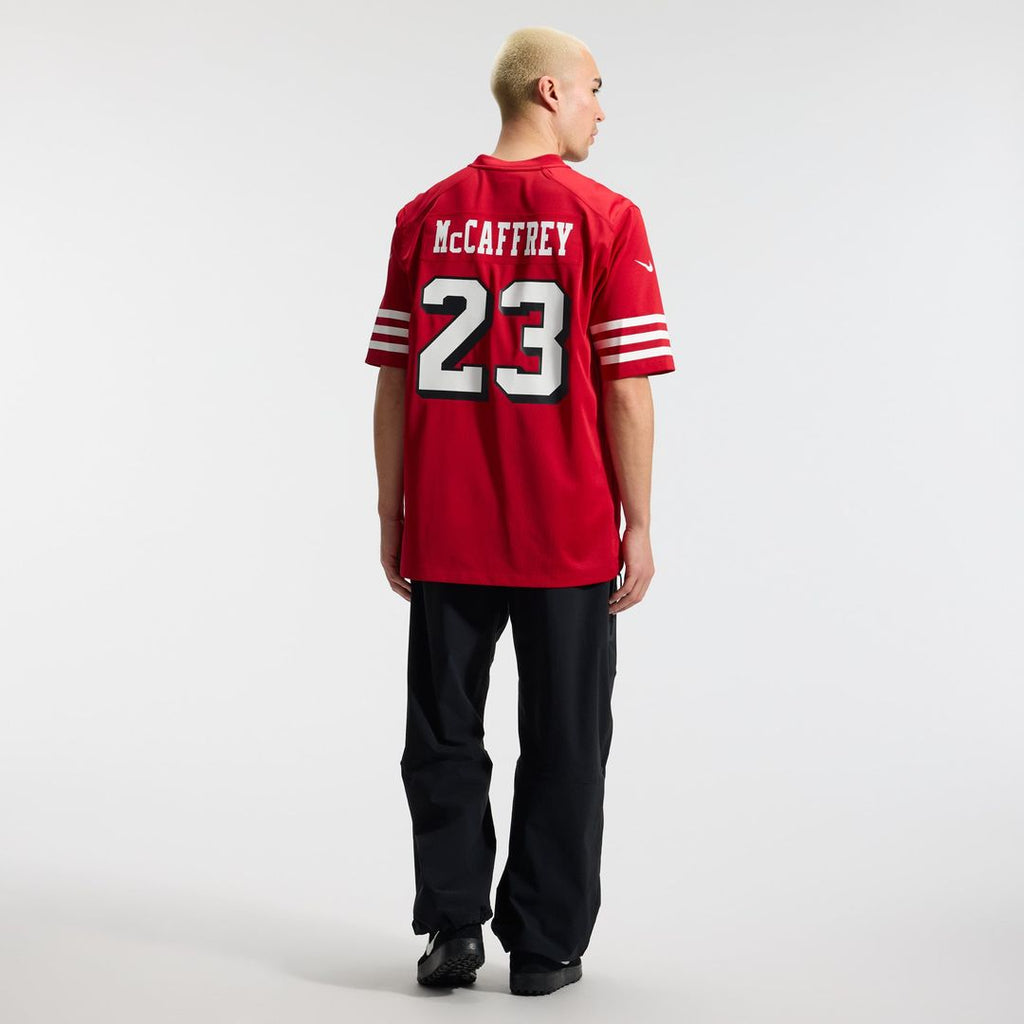 San Francisco 49ers Christian McCaffrey Nike Scarlet Alternate Game Player Jersey product image 5, provided for visual