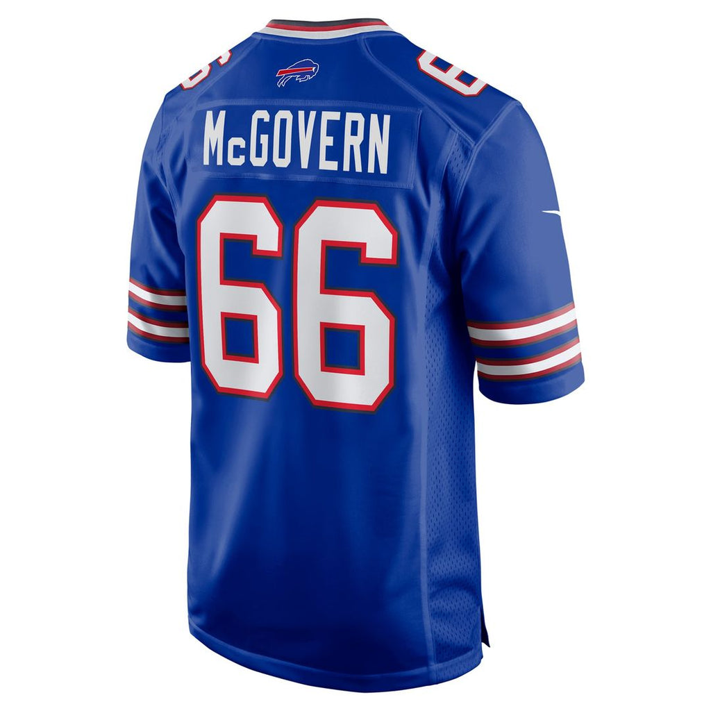 Buffalo Bills Connor McGovern Nike Royal Game Player Jersey product image 3, provided for visual reference and product