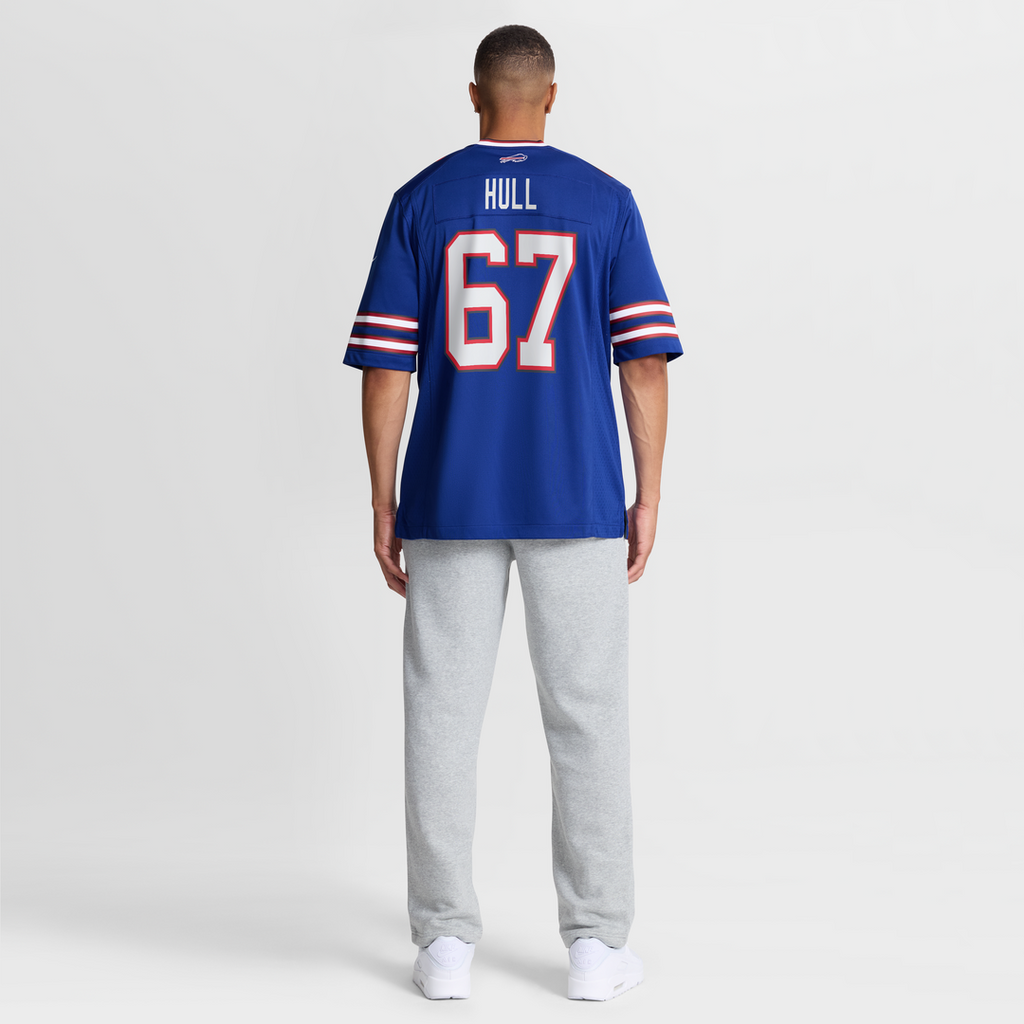 Buffalo Bills Kent Hull Nike Royal Game Retired Player Jersey product image 8, provided for visual reference and product