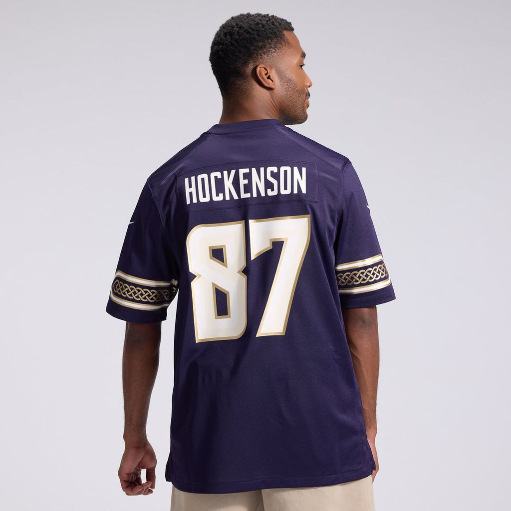 Minnesota Vikings T.J. Hockenson Nike Purple 2026 Rivalries Collection Game Jersey product image 3, provided for visual