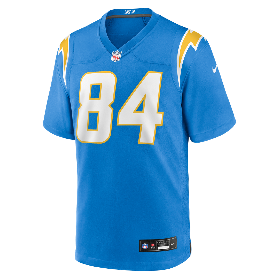 Los Angeles Chargers KeAndre Lambert-Smith Nike Powder Blue Team Game Jersey product image 2, provided for visual reference