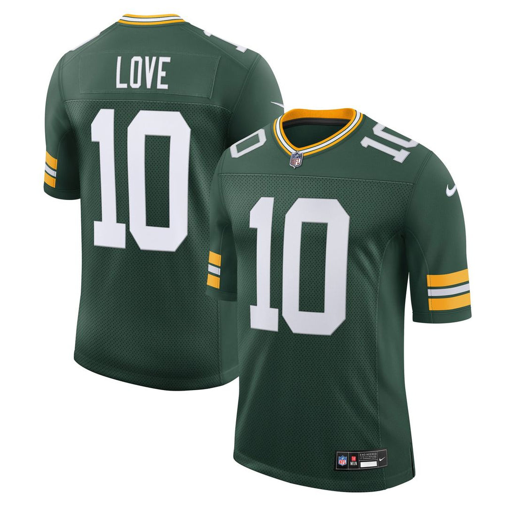 Green Bay Packers Jordan Love Nike Green Team Vapor Untouchable Limited Jersey product image 1, provided for visual
