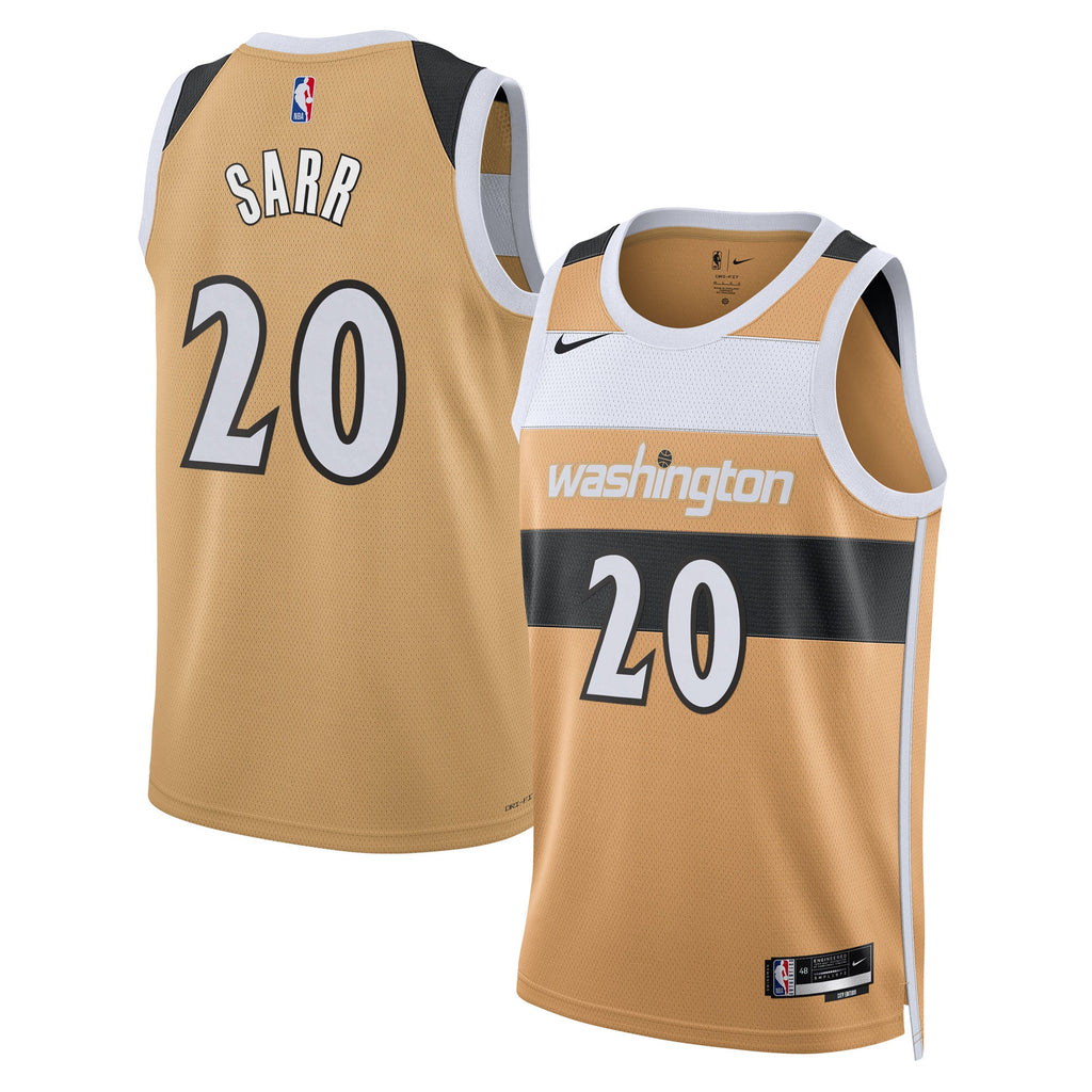 Washington Wizards Nike 2025/26 City Edition Swingman Jersey - Tan - Alex Sarr - Unisex product image 1, provided for visual