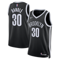 Brooklyn Nets Nike Icon Swingman Jersey- Black - Julius Randle - Unisex product image 1, provided for visual reference and