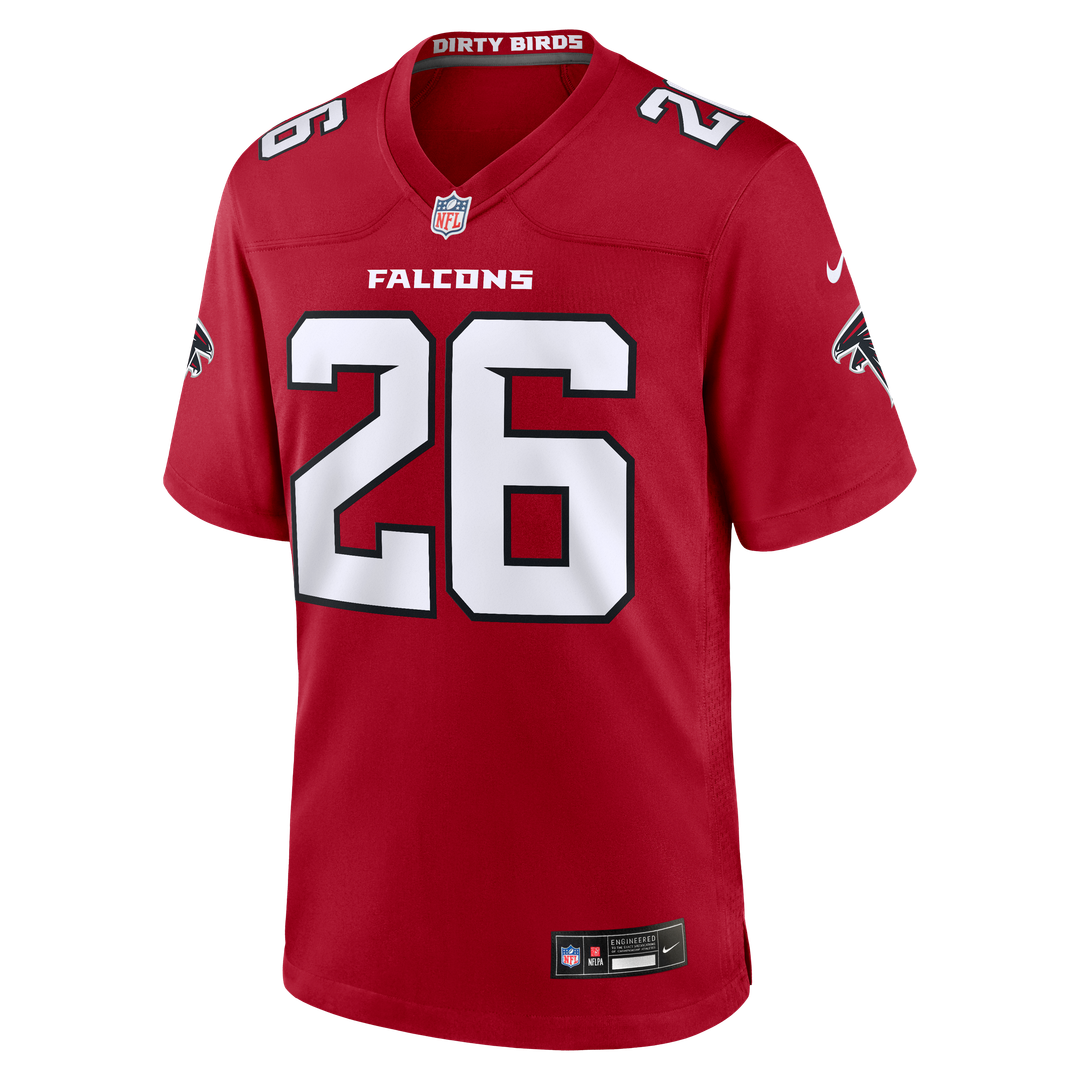 Atlanta Falcons CJ Henderson Nike Red Team Game Jersey product image 2, provided for visual reference and product detail