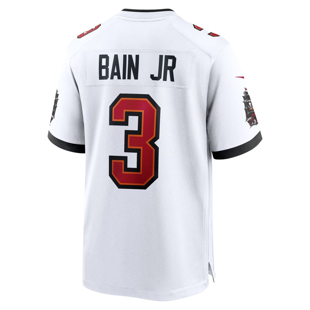 Tampa Bay Buccaneers Rueben Bain Jr. Nike White Game Jersey product image 6, provided for visual reference and product