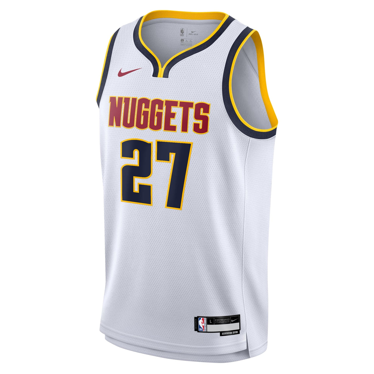 Denver Nuggets Nike Association Swingman Jersey - White product image 3