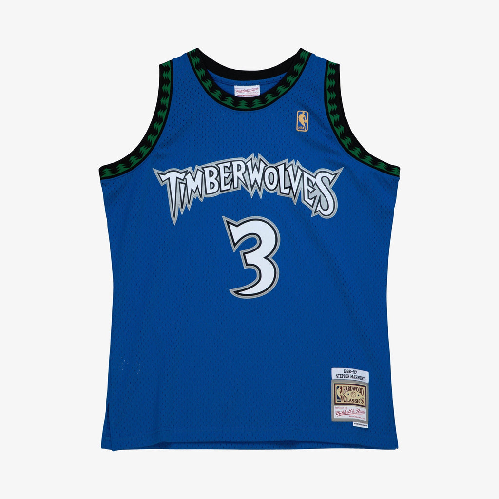 Minnesota Timberwolves Stephon Marbury Mitchell & Ness Alternate Swingman Jersey product image 3, provided for visual