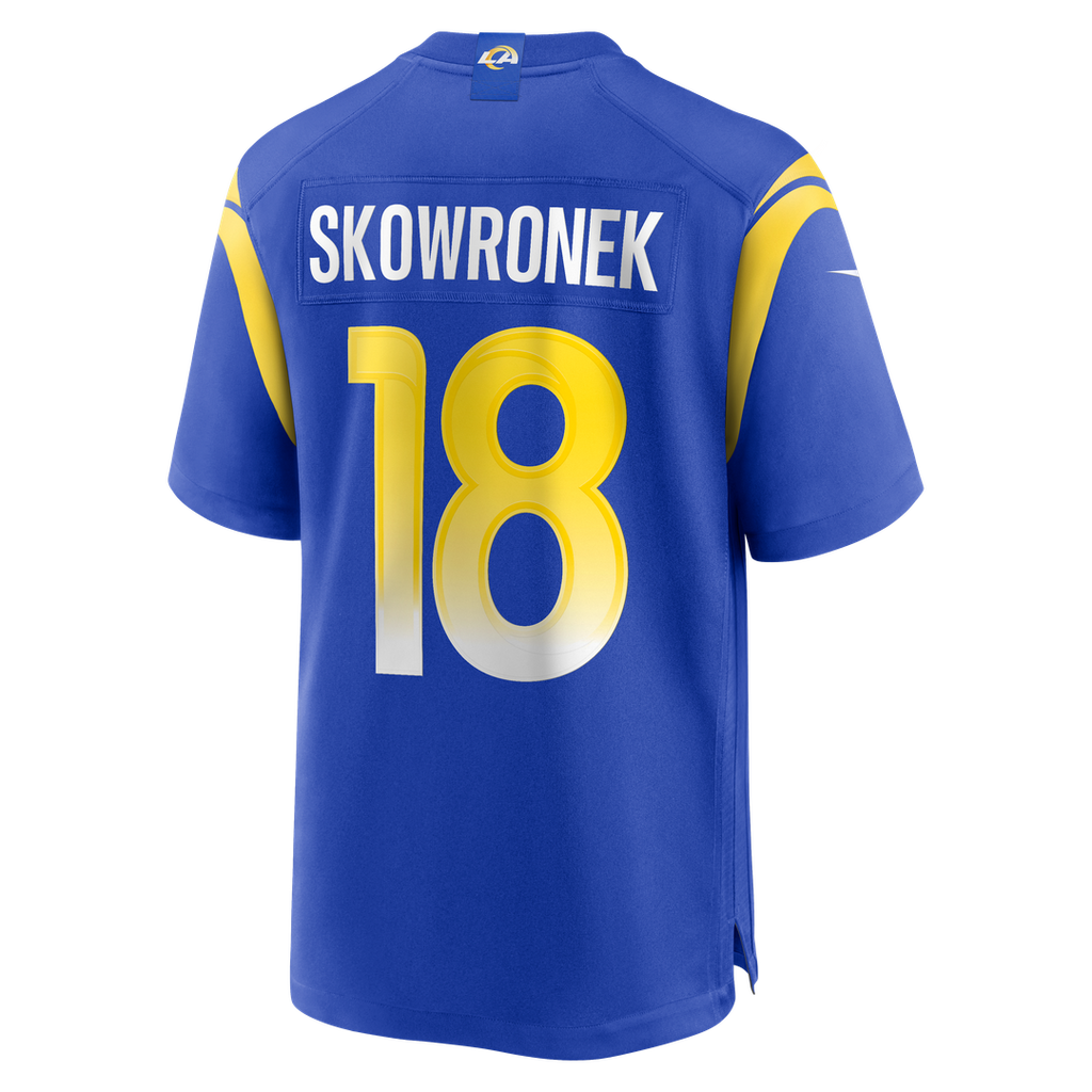 Los Angeles Rams Ben Skowronek Nike Royal Game Jersey product image 3, provided for visual reference and product detail