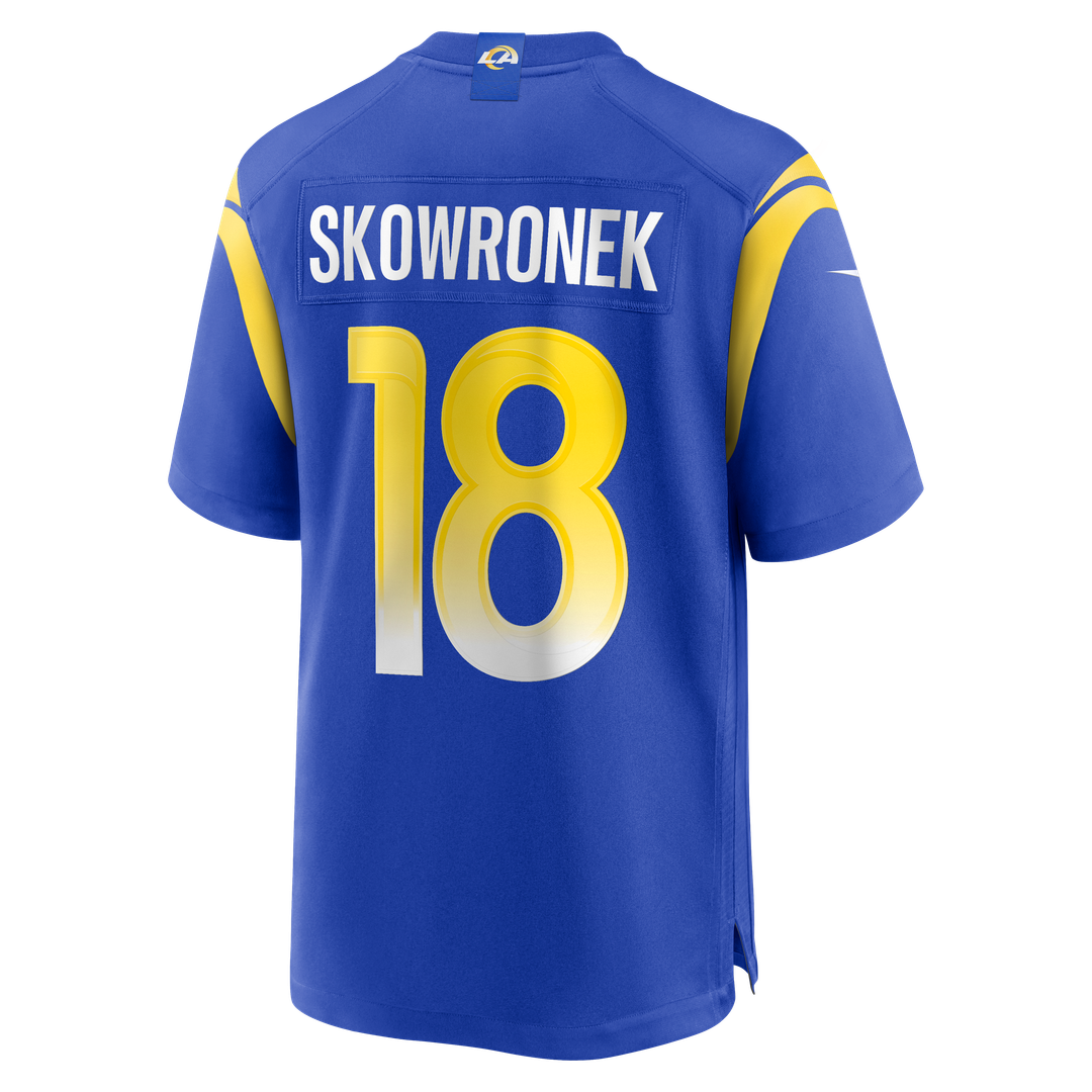 Los Angeles Rams Ben Skowronek Nike Royal Game Jersey product image 3, provided for visual reference and product detail