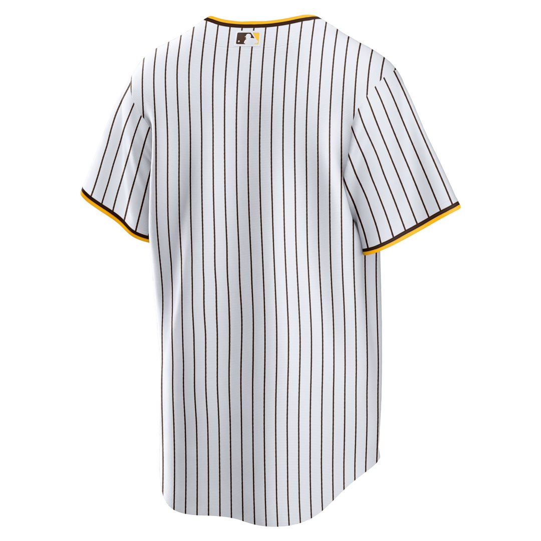 San Diego Padres Nike White Home Blank Replica Jersey product image 3, provided for visual reference and product detail