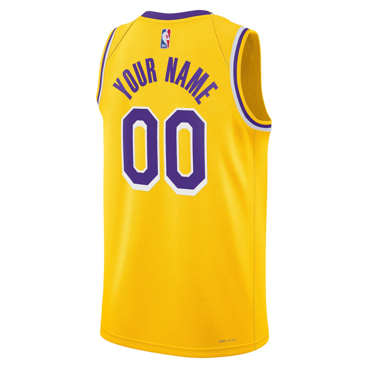 Los Angeles Lakers Nike Icon Swingman Jersey - Custom - Unisex product image 3, provided for visual reference and product
