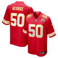 Kansas City Chiefs Brandon George Nike Red Team Game Jersey product image 1, provided for visual reference and product