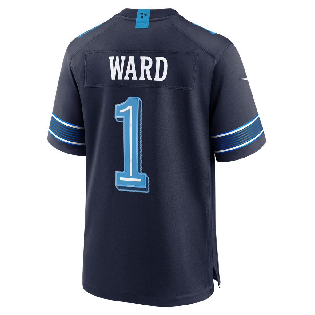 Tennessee Titans Cameron Ward Nike Navy 2026 Rivalries Collection Game Jersey product image 7, provided for visual reference