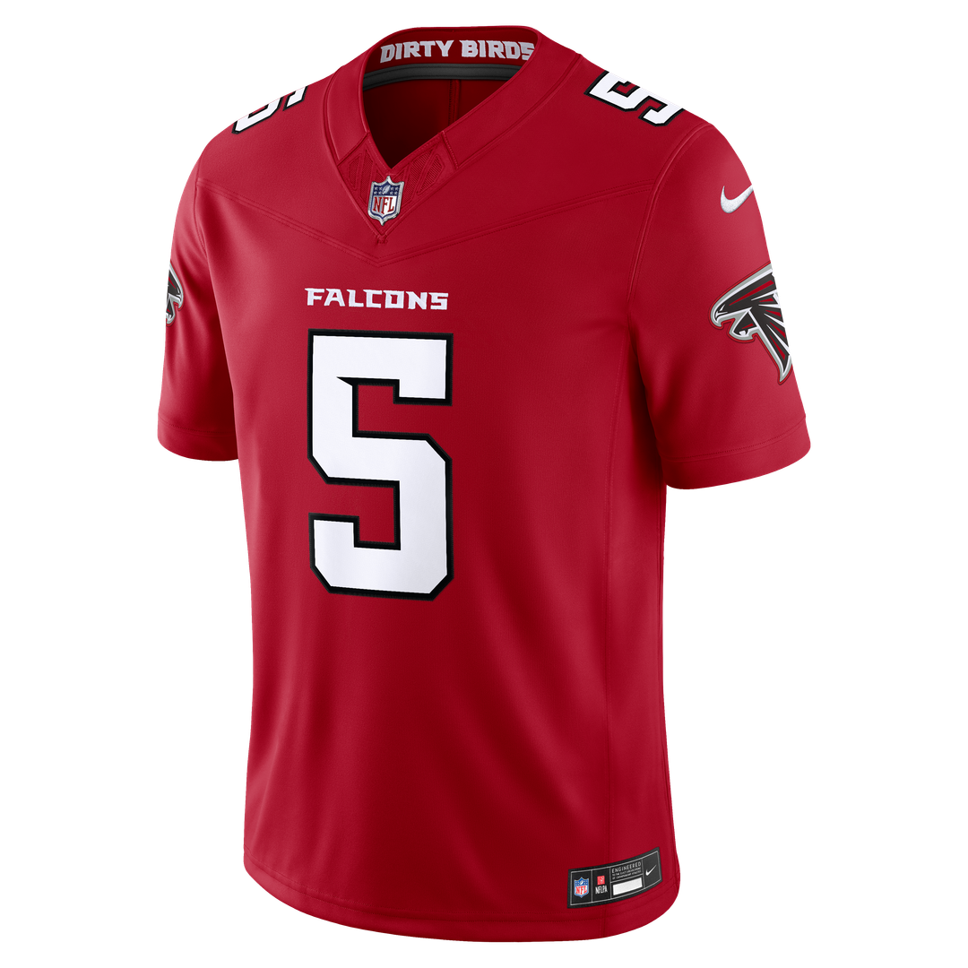 Atlanta Falcons Drake London Nike Red Team Vapor F.U.S.E. Stitched Limited Jersey product image 10, provided for visual