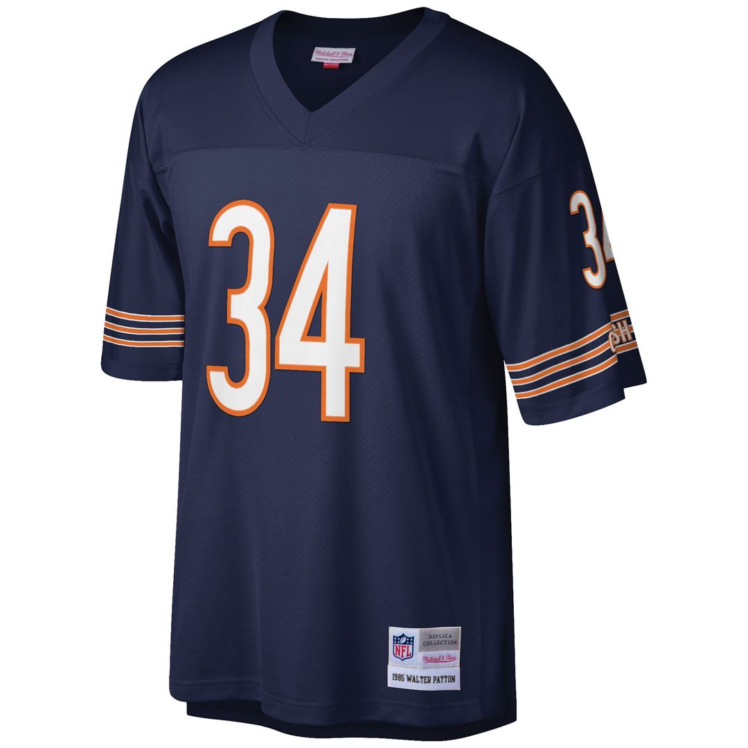 Chicago Bears Walter Payton Mitchell & Ness White Big & Tall 1985 Retired Player Replica Jersey product image 8, provided