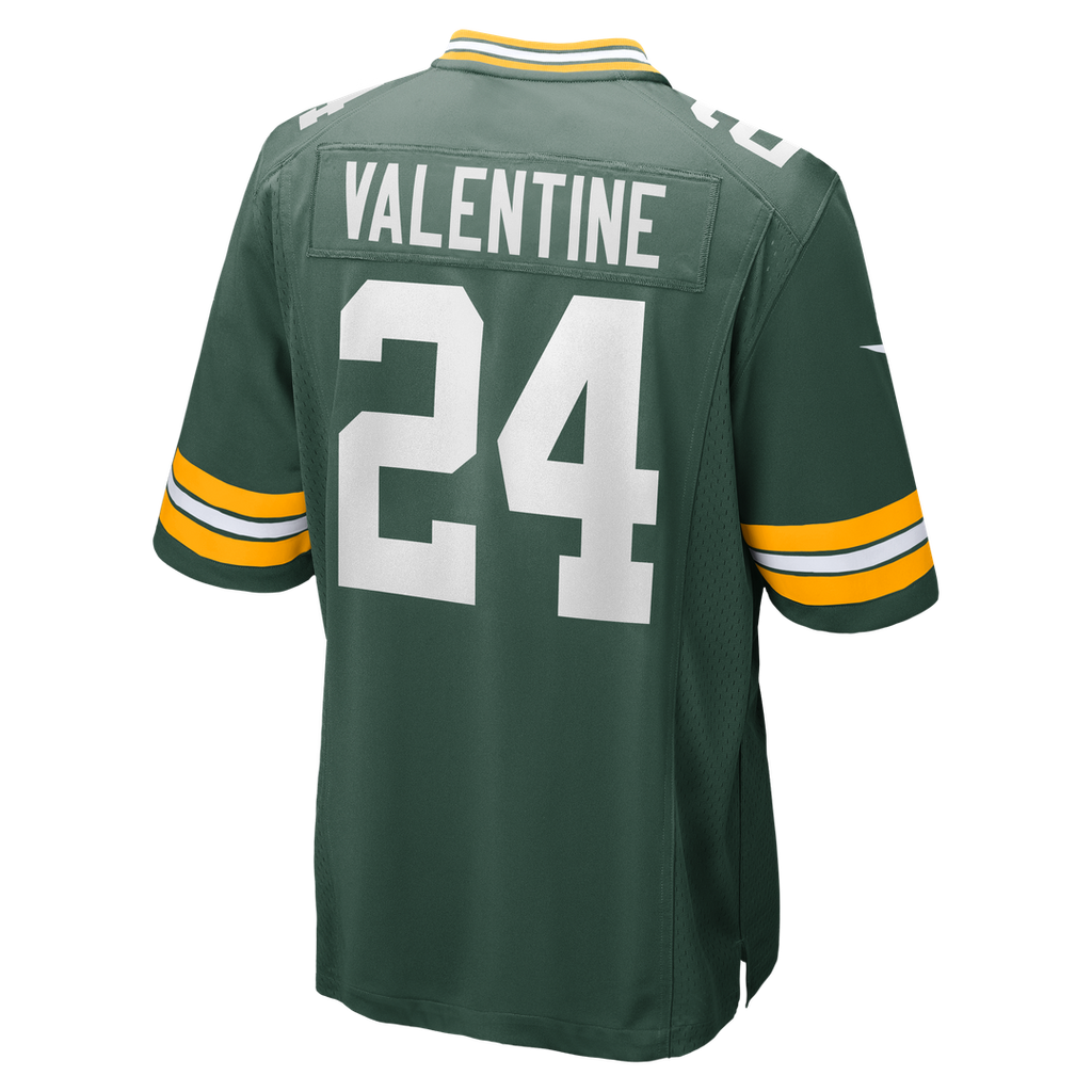 Green Bay Packers Carrington Valentine Nike Green Game Jersey product image 3, provided for visual reference and product