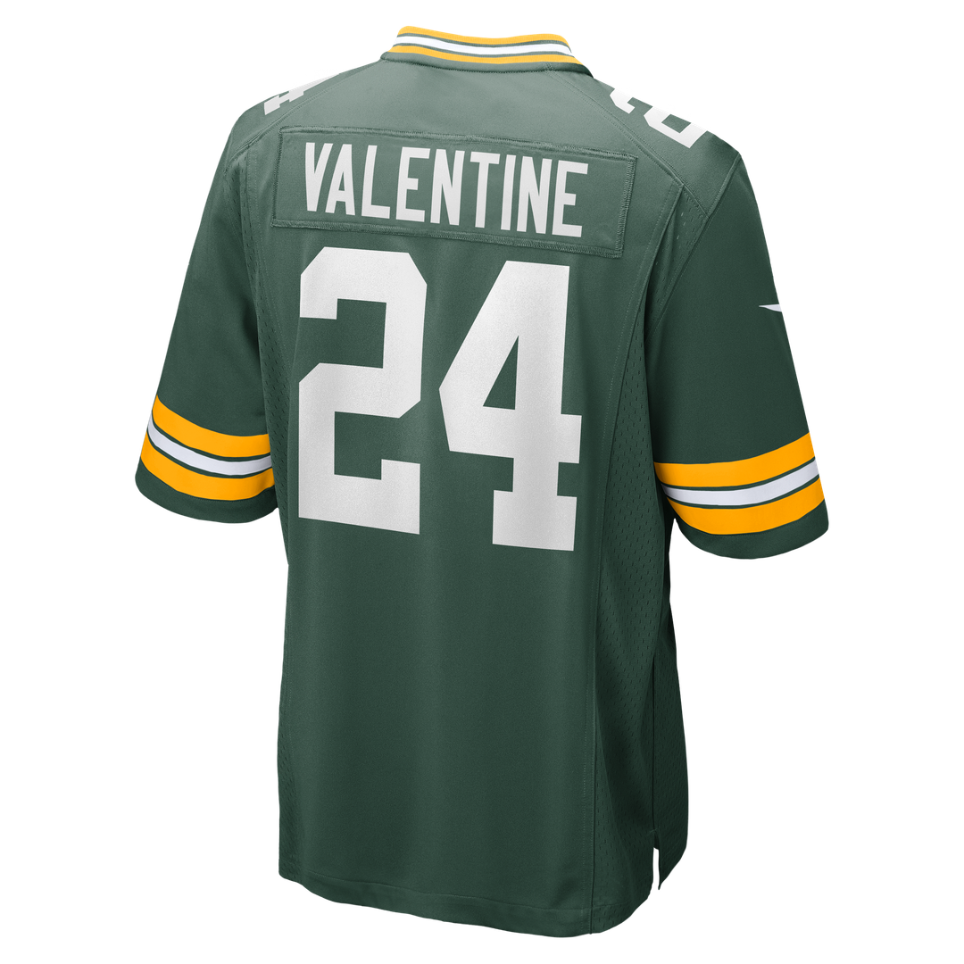 Green Bay Packers Carrington Valentine Nike Green Game Jersey product image 3, provided for visual reference and product