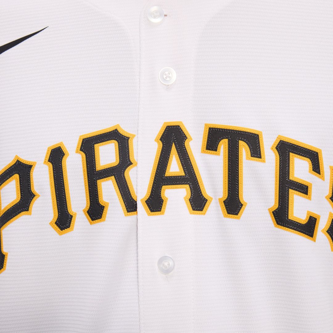 Pittsburgh Pirates Paul Skenes Nike White Home Replica Player Jersey product image 11, provided for visual reference and