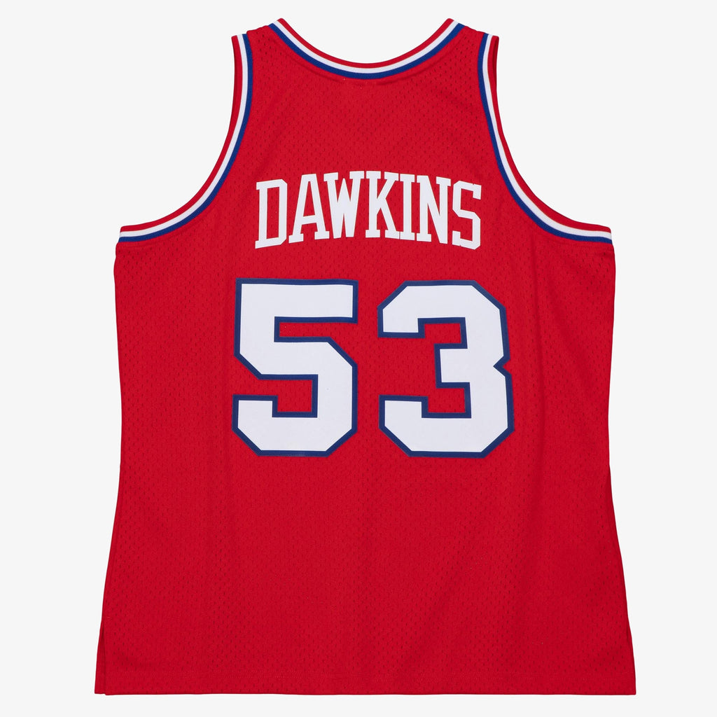 Philadelphia 76ers Mitchell & Ness Darryl Dawkins 1979 Dark Authentic Jersey - University Red product image 4, provided for
