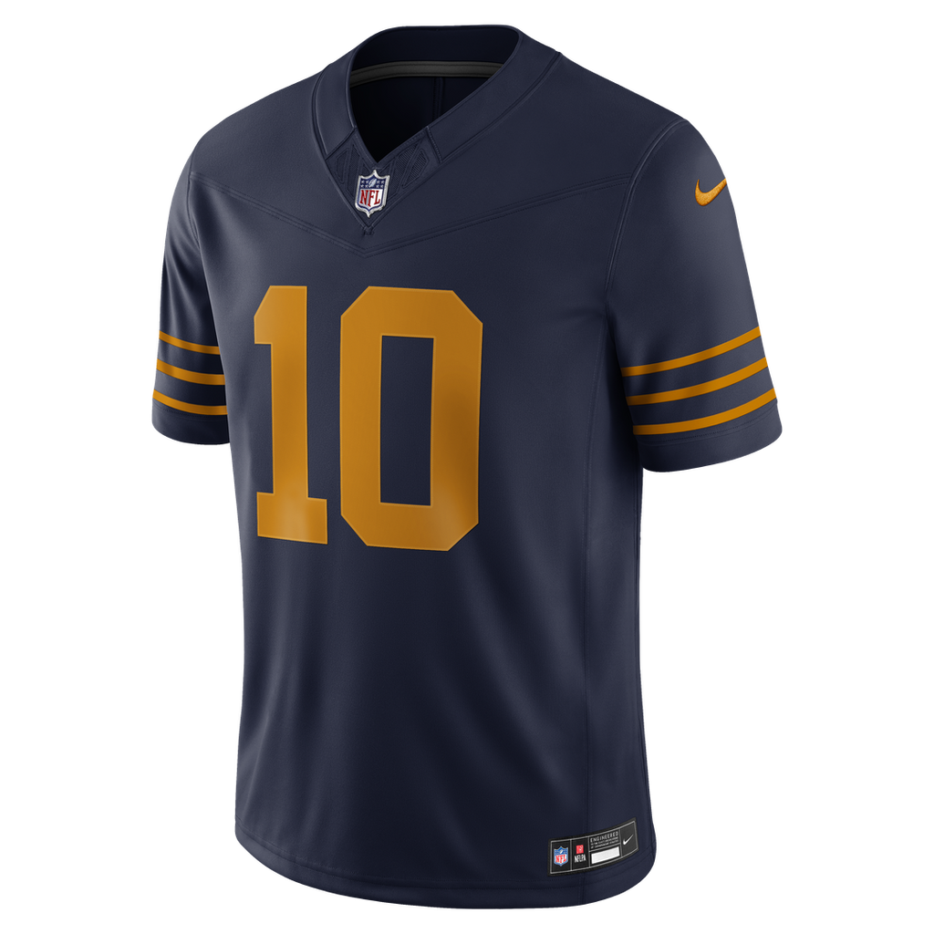 Green Bay Packers Jordan Love Nike Navy Alternate Vapor F.U.S.E. Stitched Limited Jersey product image 2, provided for