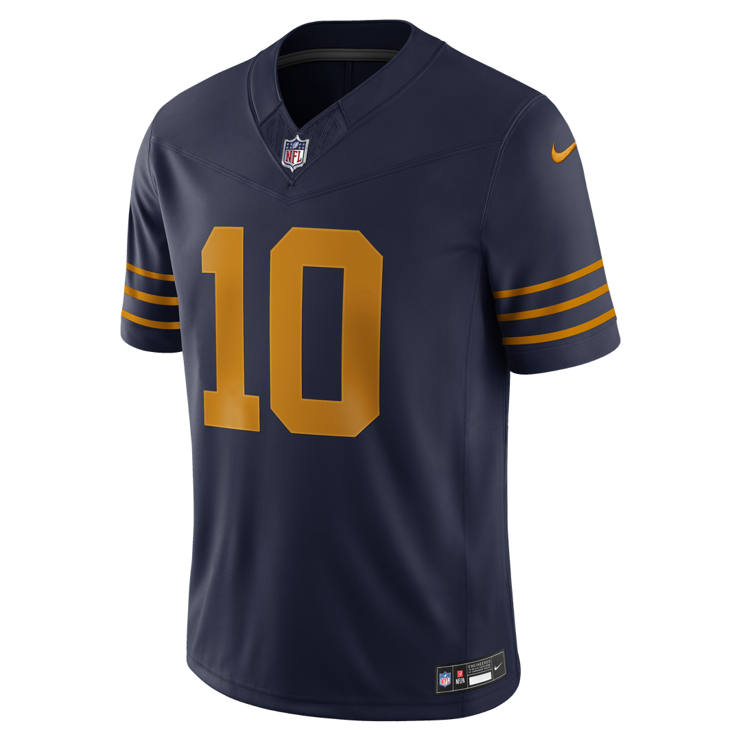 Green Bay Packers Jordan Love Nike Navy Alternate Vapor F.U.S.E. Stitched Limited Jersey product image 2, provided for
