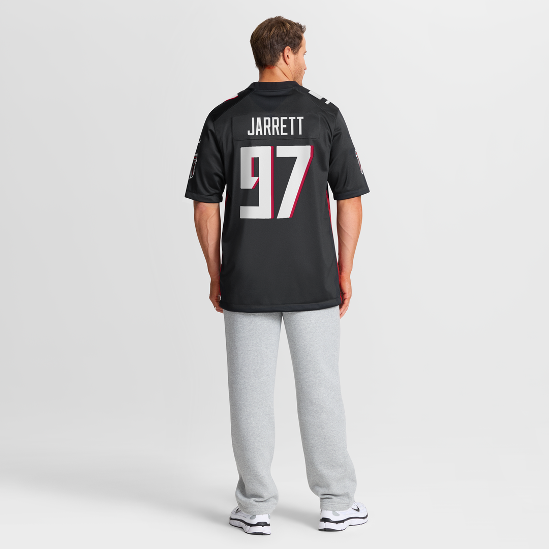 Atlanta Falcons Grady Jarrett Nike Black Game Player Jersey product image 8, provided for visual reference and product