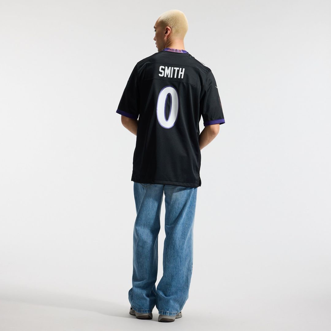 Baltimore Ravens Roquan Smith Nike Black Alternate Game Jersey product image 18, provided for visual reference and product