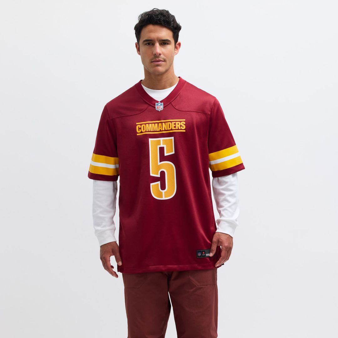 Washington Commanders Jayden Daniels Nike White Player Game Jersey product image 18, provided for visual reference and