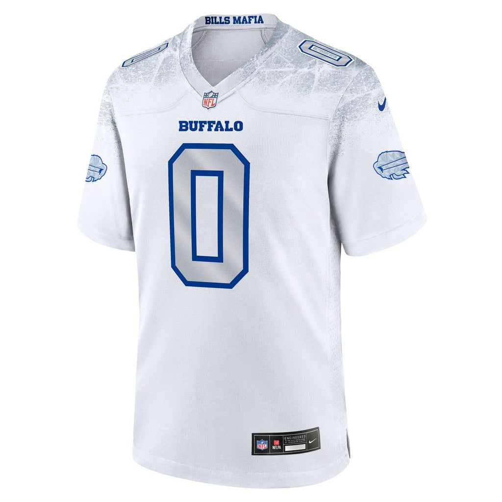 Buffalo Bills Keon Coleman Nike White Rivalries Collection Game Jersey product image 2, provided for visual reference and